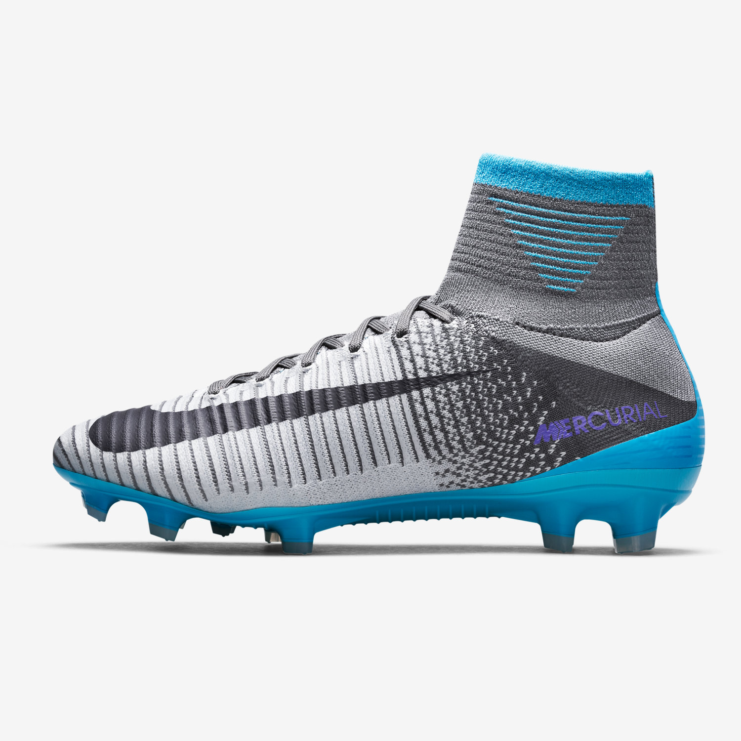 ποδοσφαιρικα παπουτσια γυναικεια Nike Mercurial Superfly V FG γκρι/γκρι/μπλε/μωβ 67485961VY